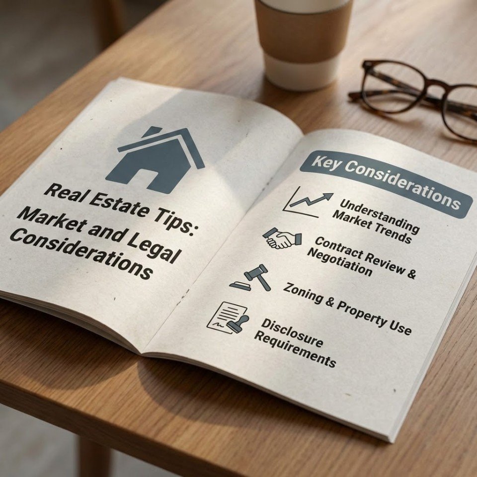 Real Estate Tips: Market and Legal Considerations